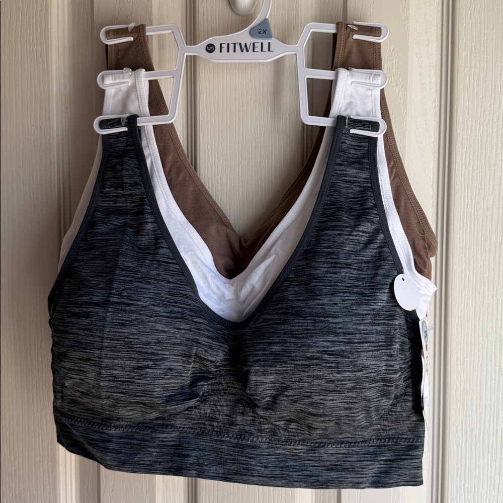 NWT SET OF THREE WIRELESS COMFORT BRAS
